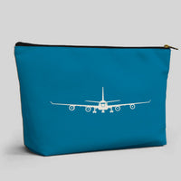 Thumbnail for Airbus A340 Silhouette Designed Zipper Pouch