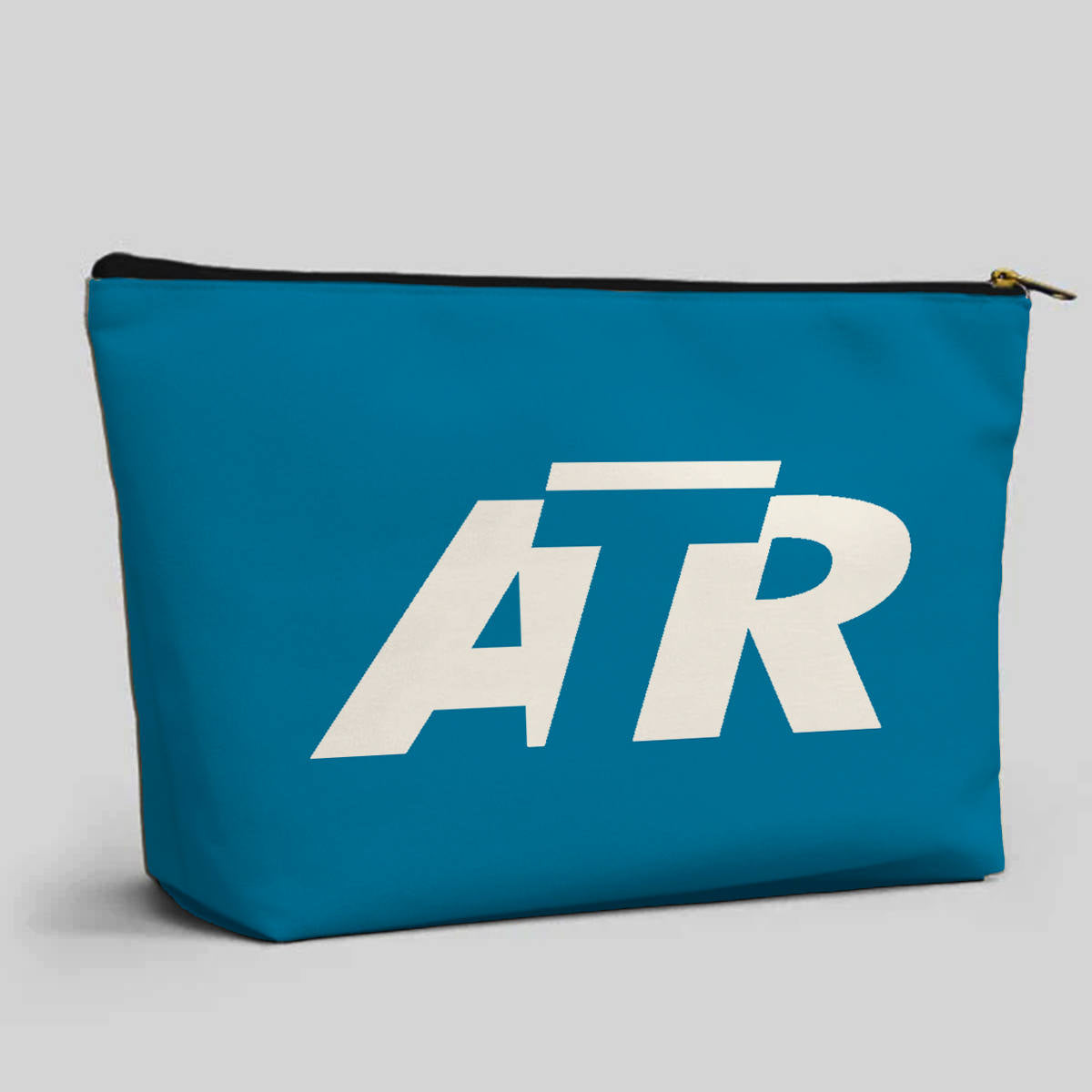 ATR & Text Designed Zipper Pouch