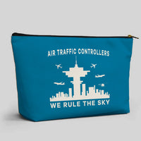 Thumbnail for Air Traffic Controllers - We Rule The Sky Designed Zipper Pouch