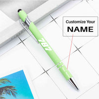 Thumbnail for 787 Flat Text Designed Ballpens Capacitive Screen Touch Pens