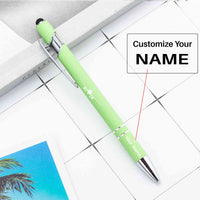 Thumbnail for Airbus A320 Silhouette Designed Ballpens Capacitive Screen Touch Pens