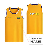 Thumbnail for CPT & 4 Lines Designed Basketball Style Sports Tank Tops