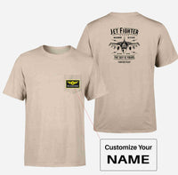 Thumbnail for Jet Fighter - The Sky is Yours Designed Pocket T-Shirts