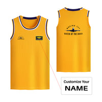 Thumbnail for Boeing 747 Queen of the Skies Designed Basketball Style Sports Tank Tops