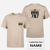 Thumbnail for Boeing 707 & Plane Designed Pocket T-Shirts