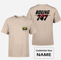 Thumbnail for Amazing Boeing 747 Designed Pocket T-Shirts