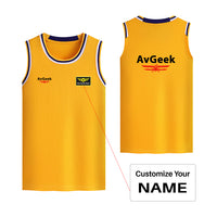 Thumbnail for Avgeek Designed Basketball Style Sports Tank Tops