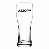 Thumbnail for A320neo & Text Designed Pilsner Beer Glasses