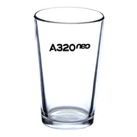 Thumbnail for A320neo & Text Designed Beer & Water Glasses