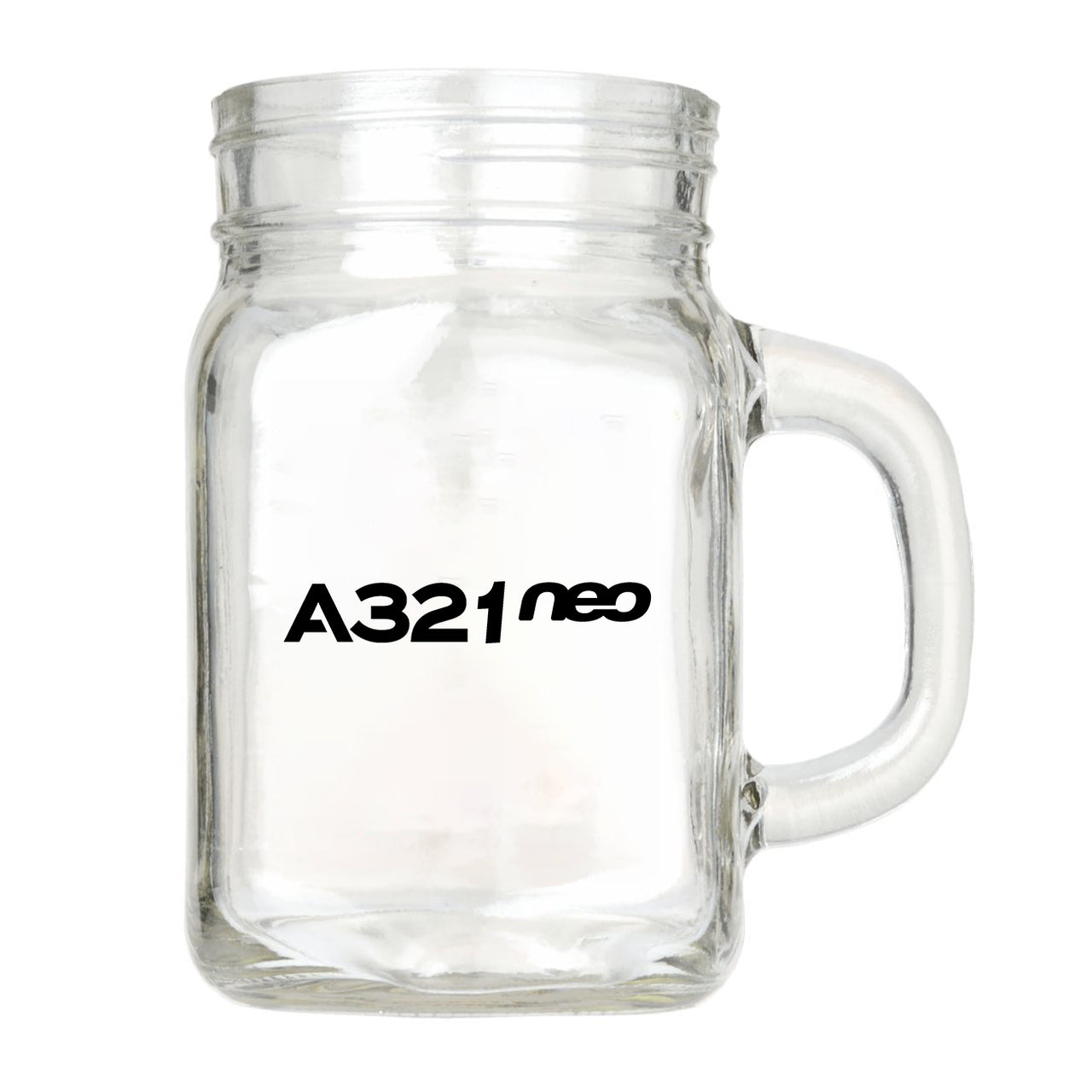 A321neo & Text Designed Cocktail Glasses