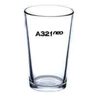 Thumbnail for A321neo & Text Designed Beer & Water Glasses