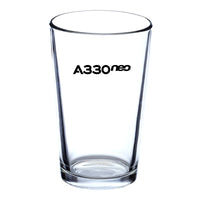 Thumbnail for A330neo & Text Designed Beer & Water Glasses