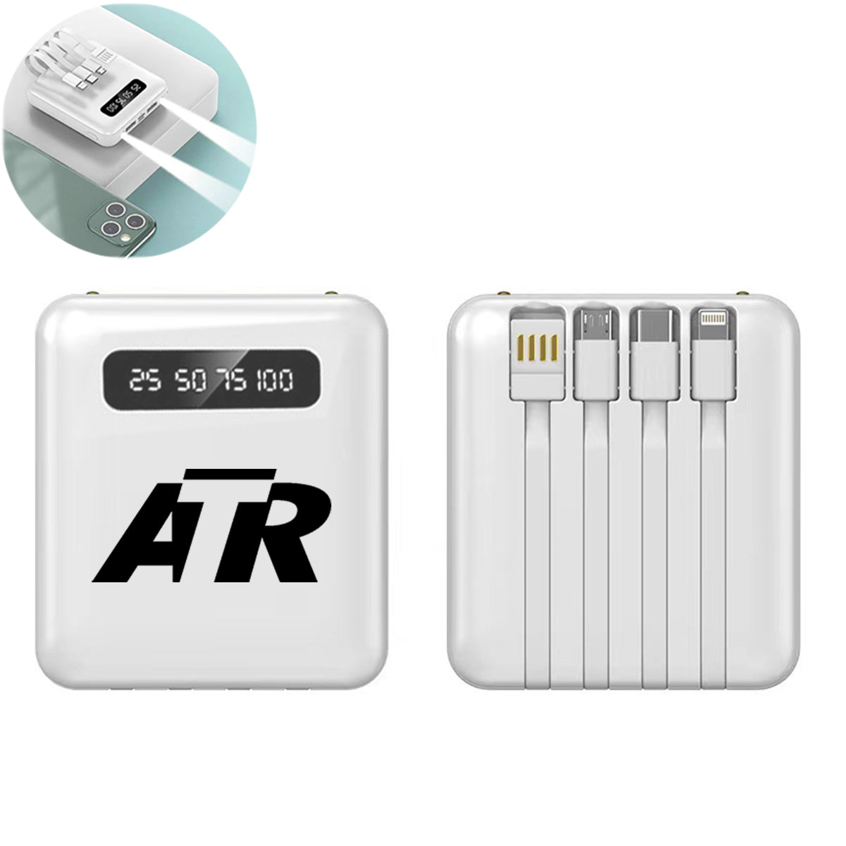 ATR & Text Designed 10000mAh Quick Charge Powerbank