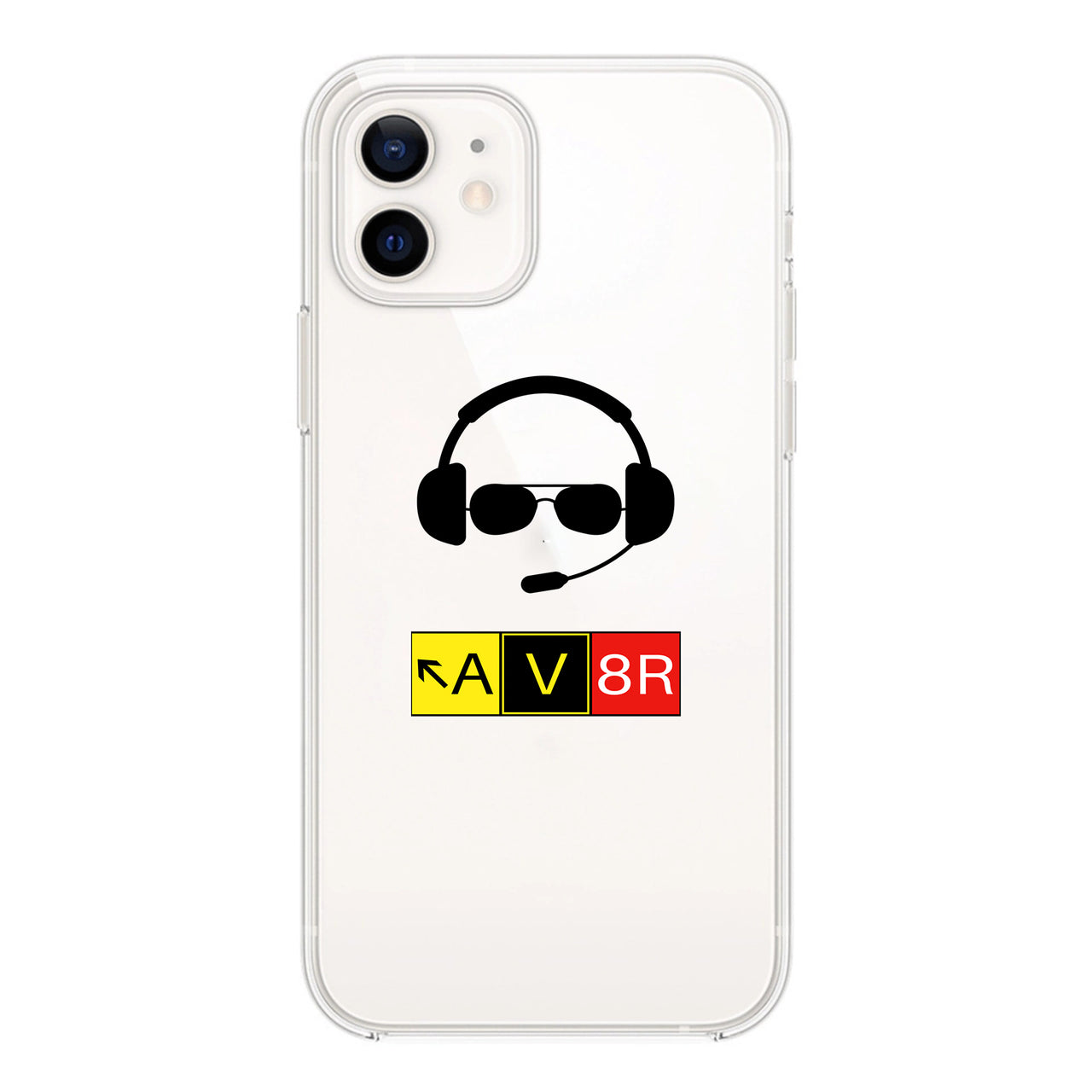 AV8R 2 Designed Transparent Silicone iPhone Cases