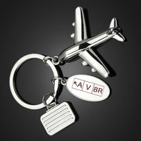 Thumbnail for AV8R Designed Suitcase Airplane Key Chains