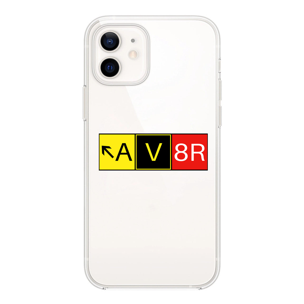 AV8R Designed Transparent Silicone iPhone Cases