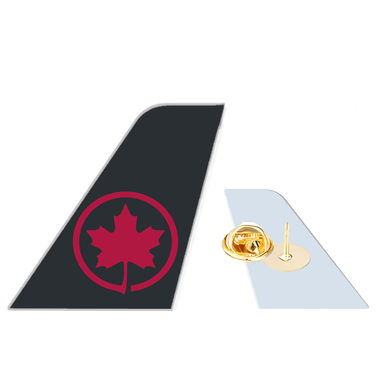 Air Canada Designed Tail Shape Badges & Pins