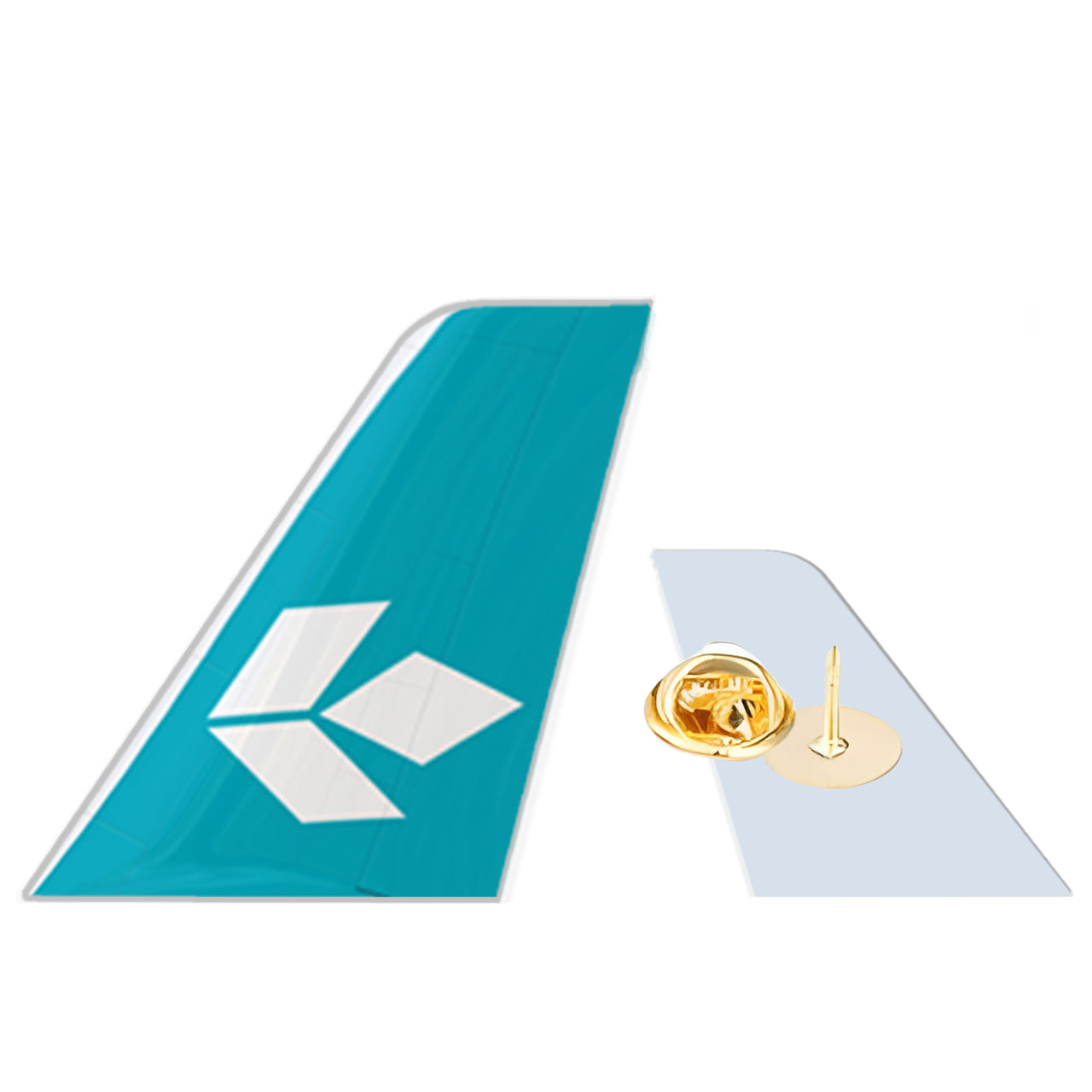 Air Dolomiti Designed Tail Shape Badges & Pins