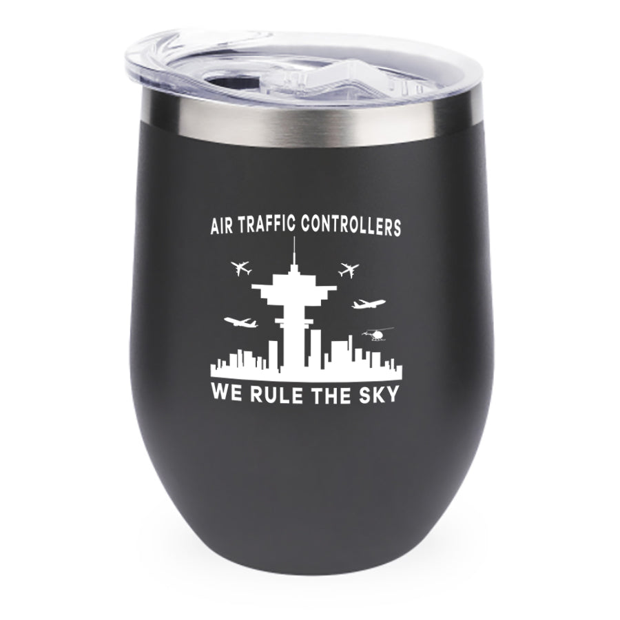 Air Traffic Controllers - We Rule The Sky Designed 12oz Egg Cups