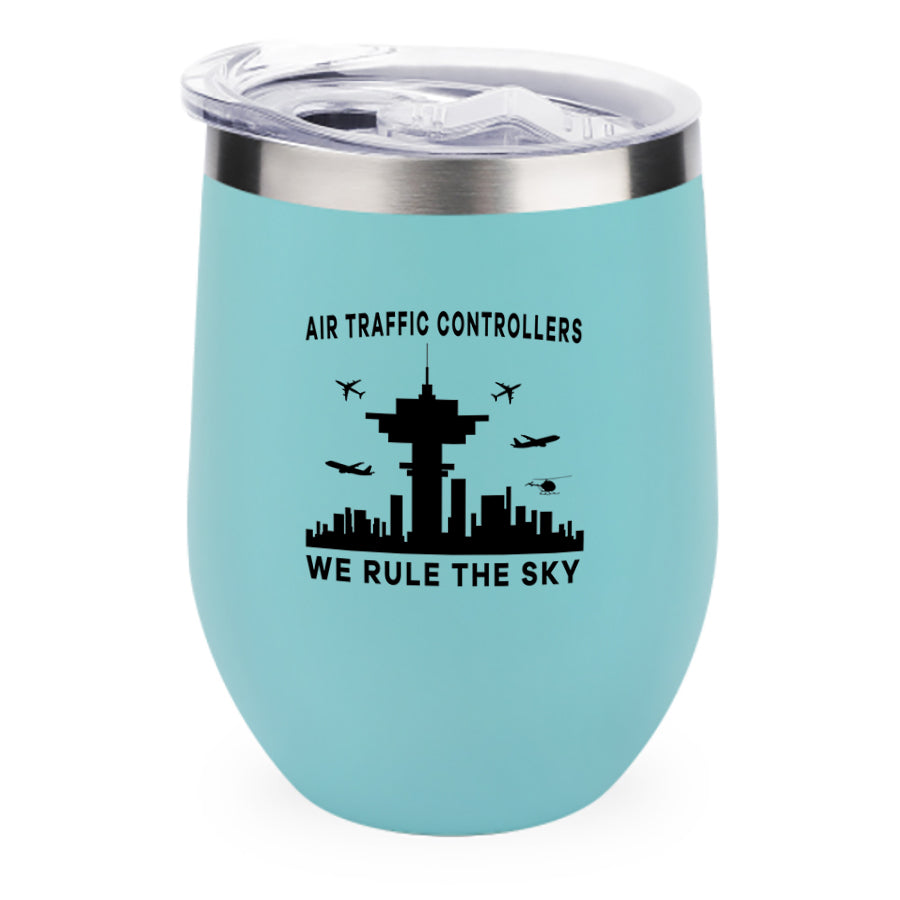 Air Traffic Controllers - We Rule The Sky Designed 12oz Egg Cups