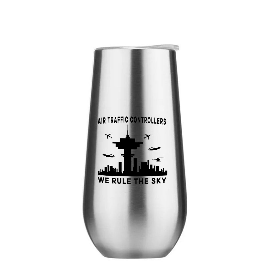 Air Traffic Controllers - We Rule The Sky Designed 6oz Egg Cups