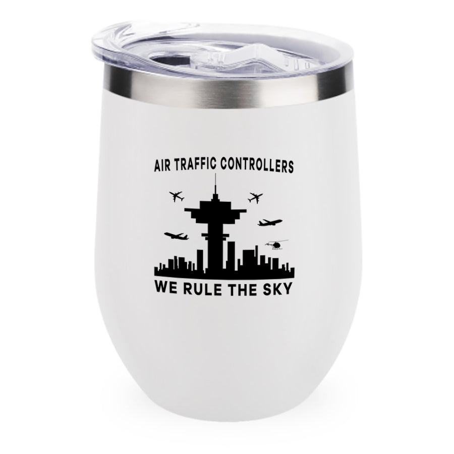 Air Traffic Controllers - We Rule The Sky Designed 12oz Egg Cups