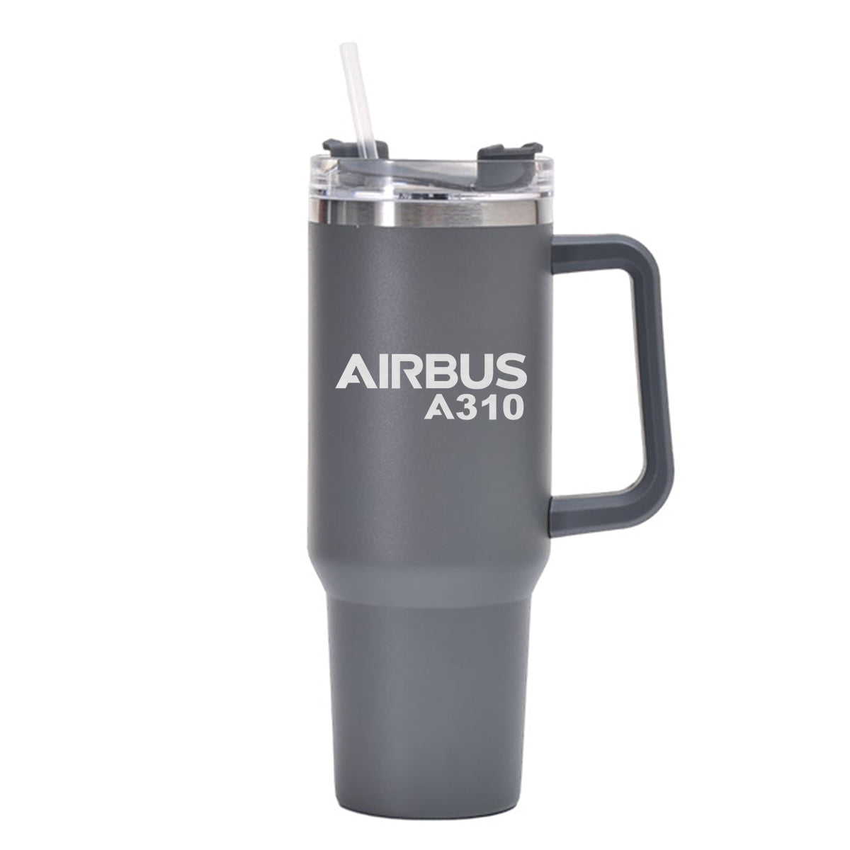 Airbus A310 & Text Designed 40oz Stainless Steel Car Mug With Holder