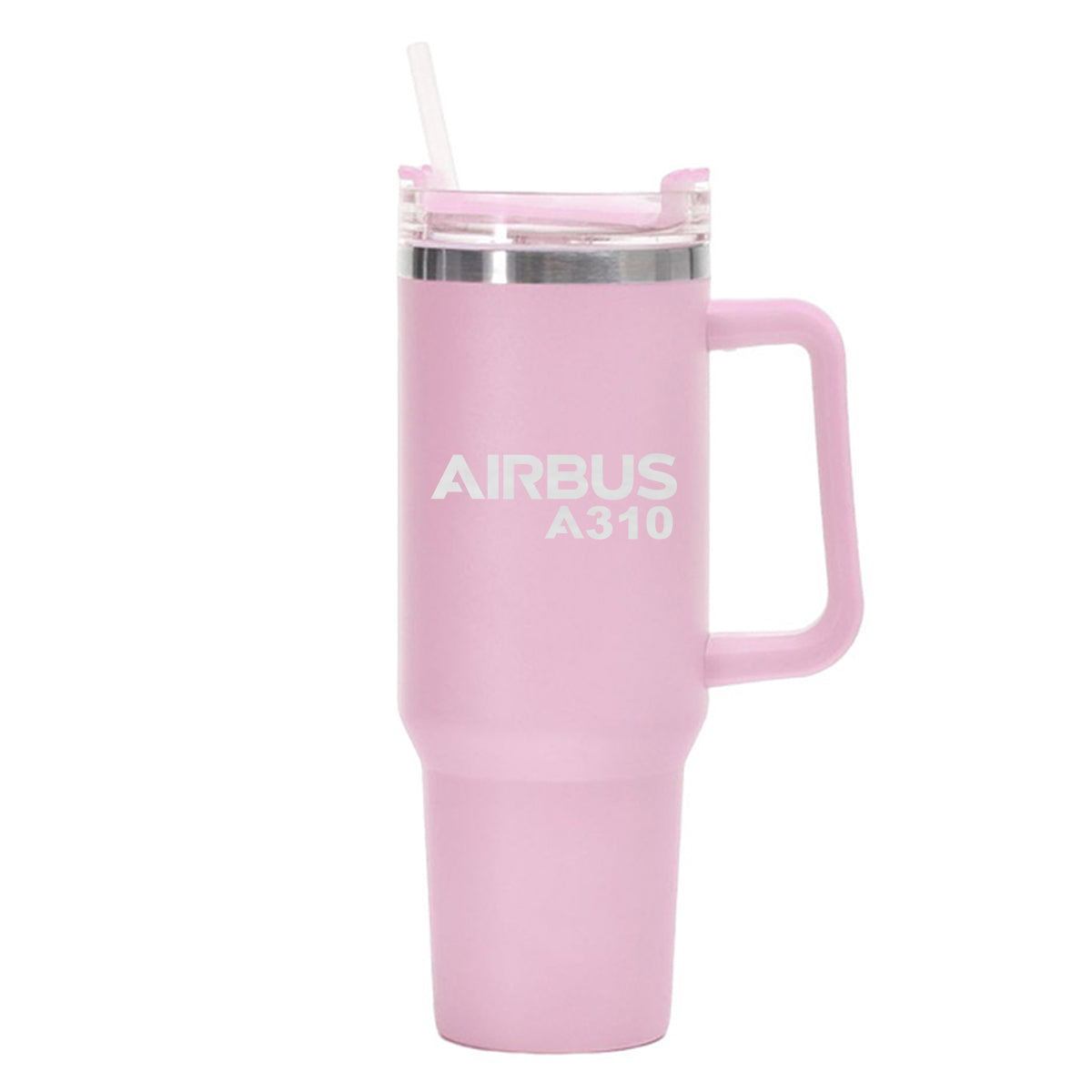 Airbus A310 & Text Designed 40oz Stainless Steel Car Mug With Holder