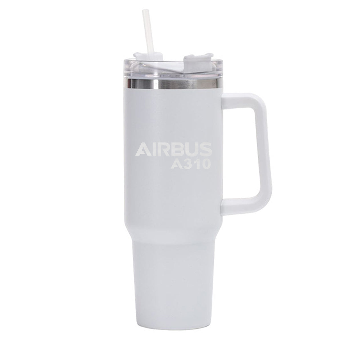 Airbus A310 & Text Designed 40oz Stainless Steel Car Mug With Holder