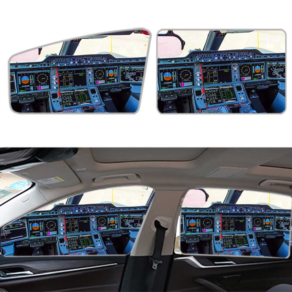 Airbus A350 Cockpit-Horizontal Designed Car Sun Shade (Side window)