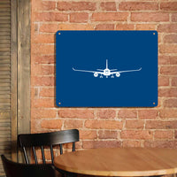 Thumbnail for Airbus A350 Silhouette Printed Metal Sign