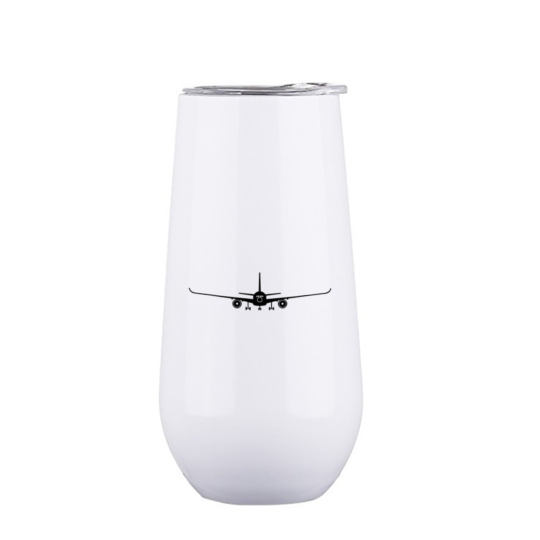 Airbus A350 Silhouette Designed 6oz Egg Cups