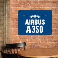 Thumbnail for Airbus A350 & Plane Printed Metal Sign