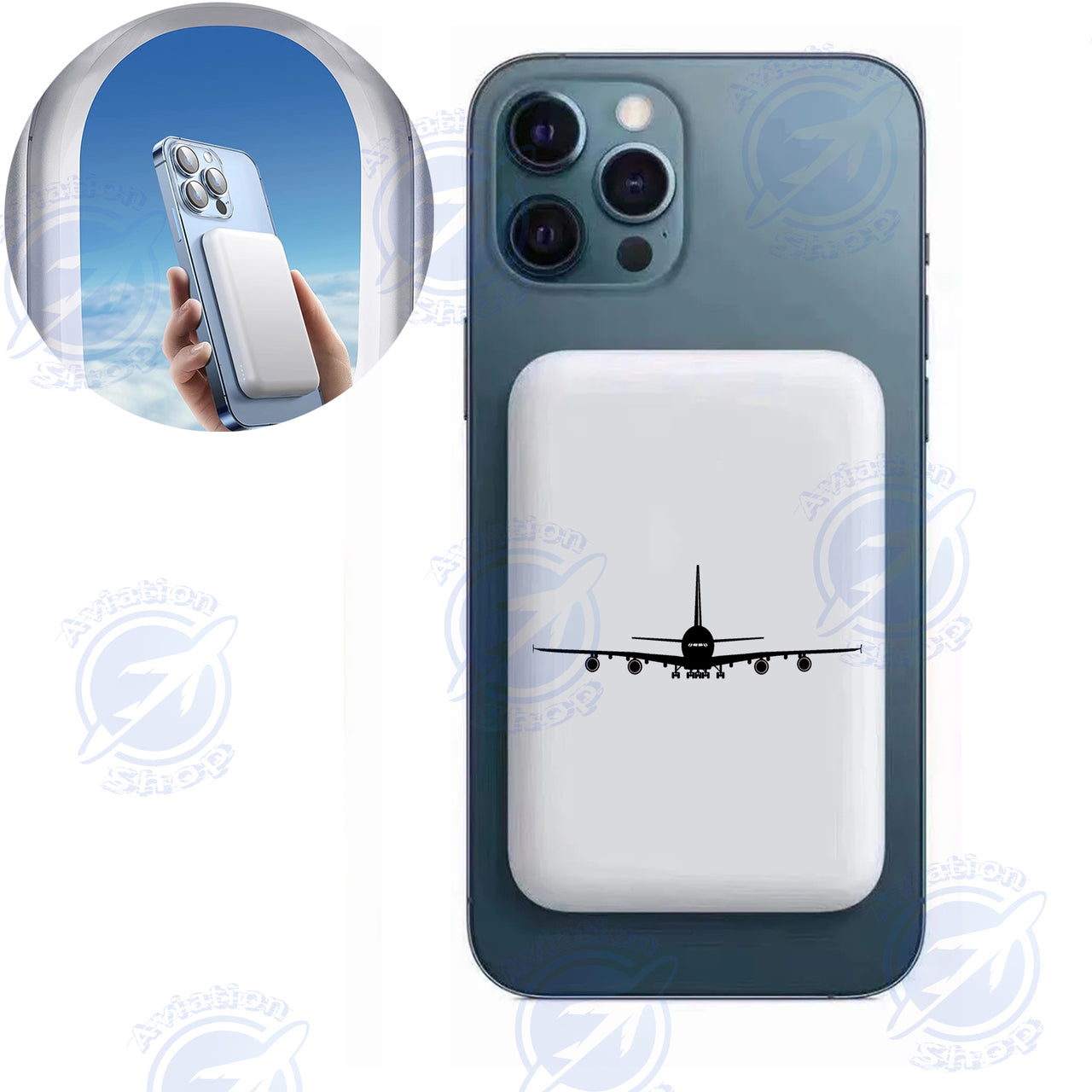 Airbus A380 Silhouette Designed MagSafe PowerBanks