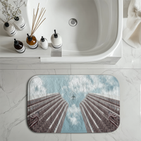 Thumbnail for Airplane Flying over Big Buildings Designed Bath Mats