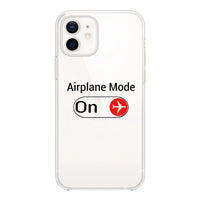 Thumbnail for Airplane Mode On Designed Transparent Silicone iPhone Cases