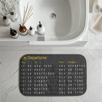 Thumbnail for Airport Departure Sign Designed Bath Mats