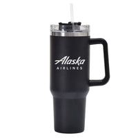 Thumbnail for Alaska Airlines Designed 40oz Stainless Steel Car Mug With Holder