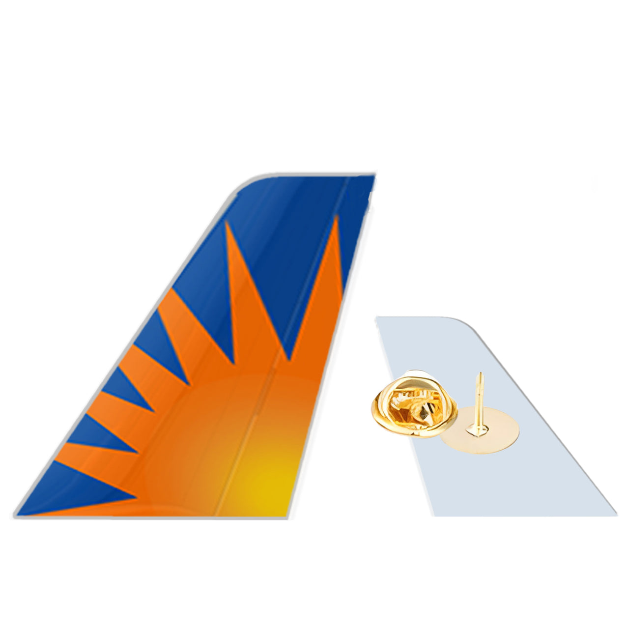 Allegiant Air Designed Tail Shape Badges & Pins