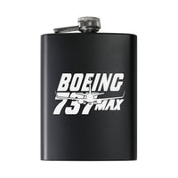 Thumbnail for Amazing 737 Max Designed Stainless Steel Hip Flasks