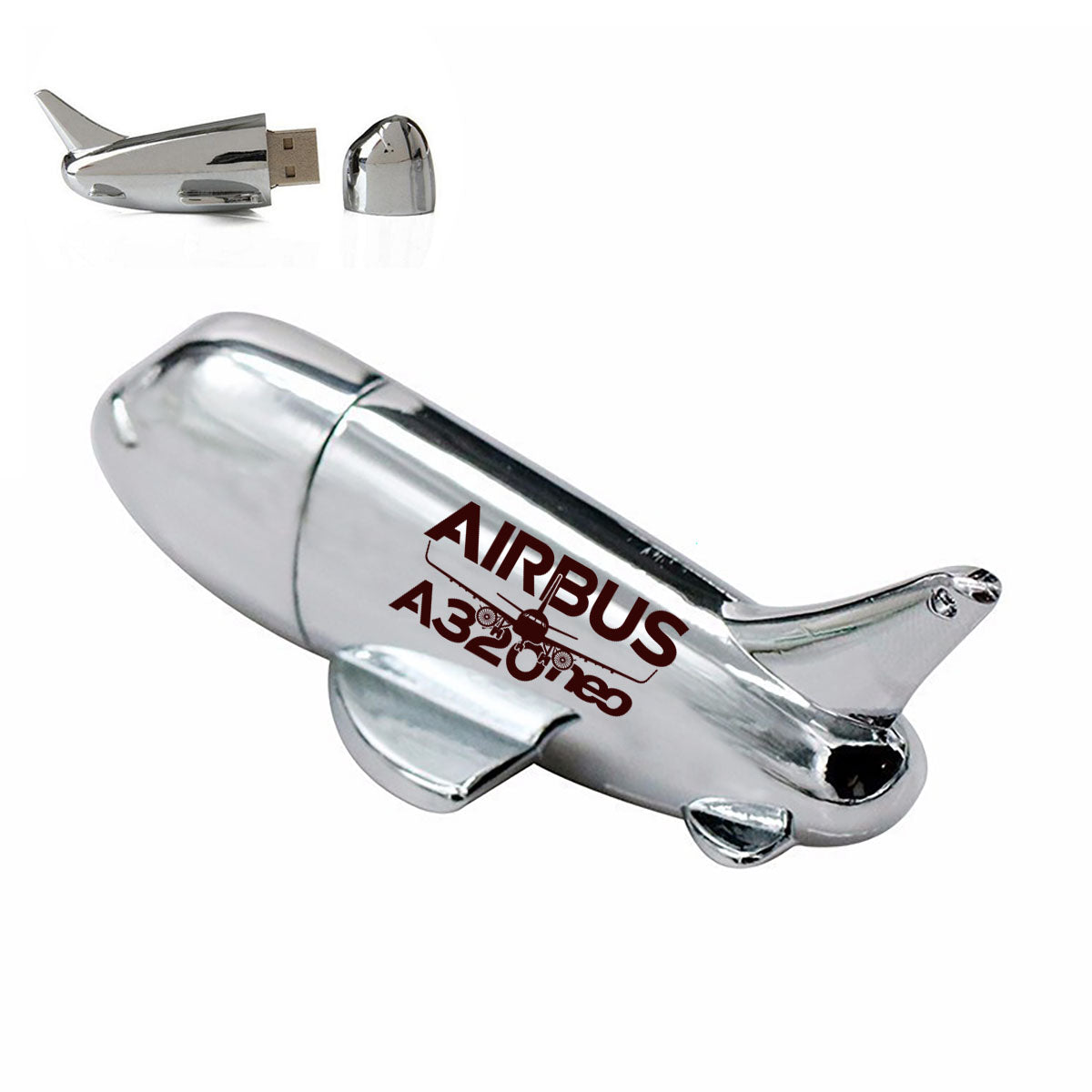 Amazing Airbus A320neo Designed Airplane Shape USB Drives