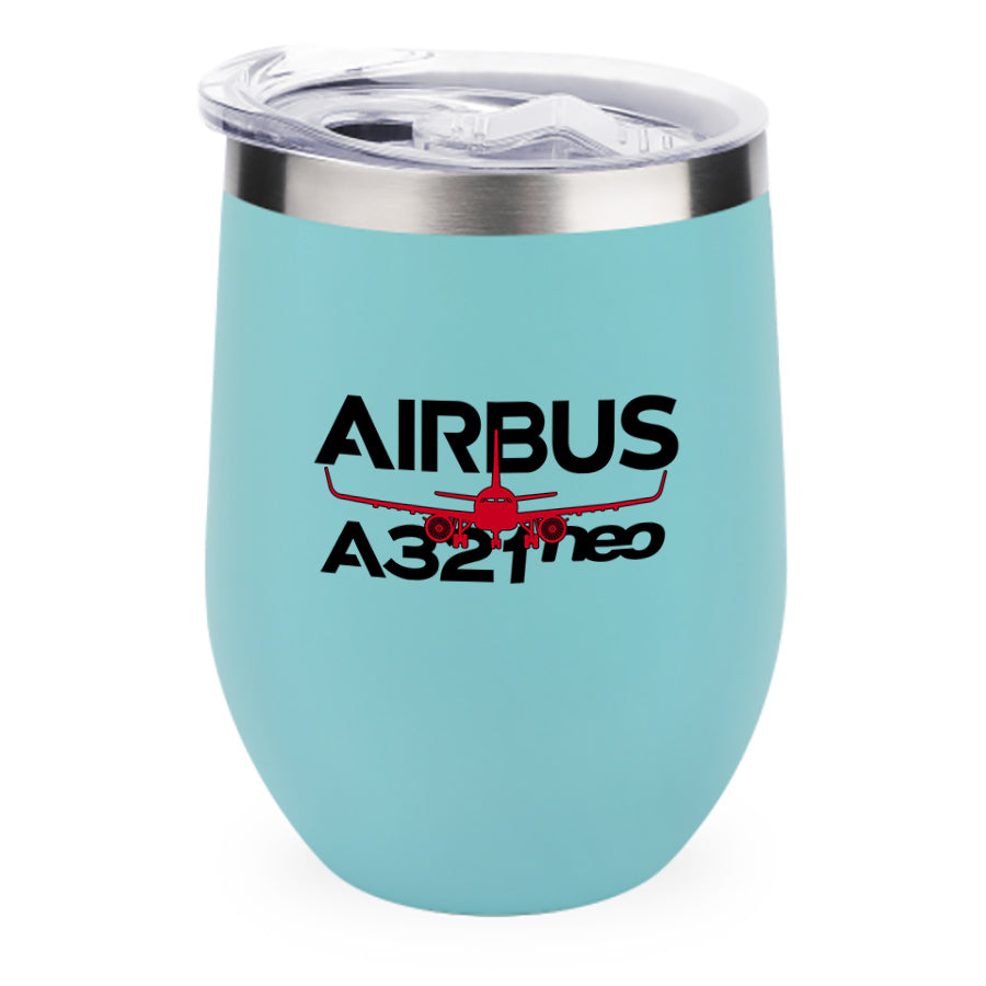 Amazing Airbus A321neo Designed 12oz Egg Cups