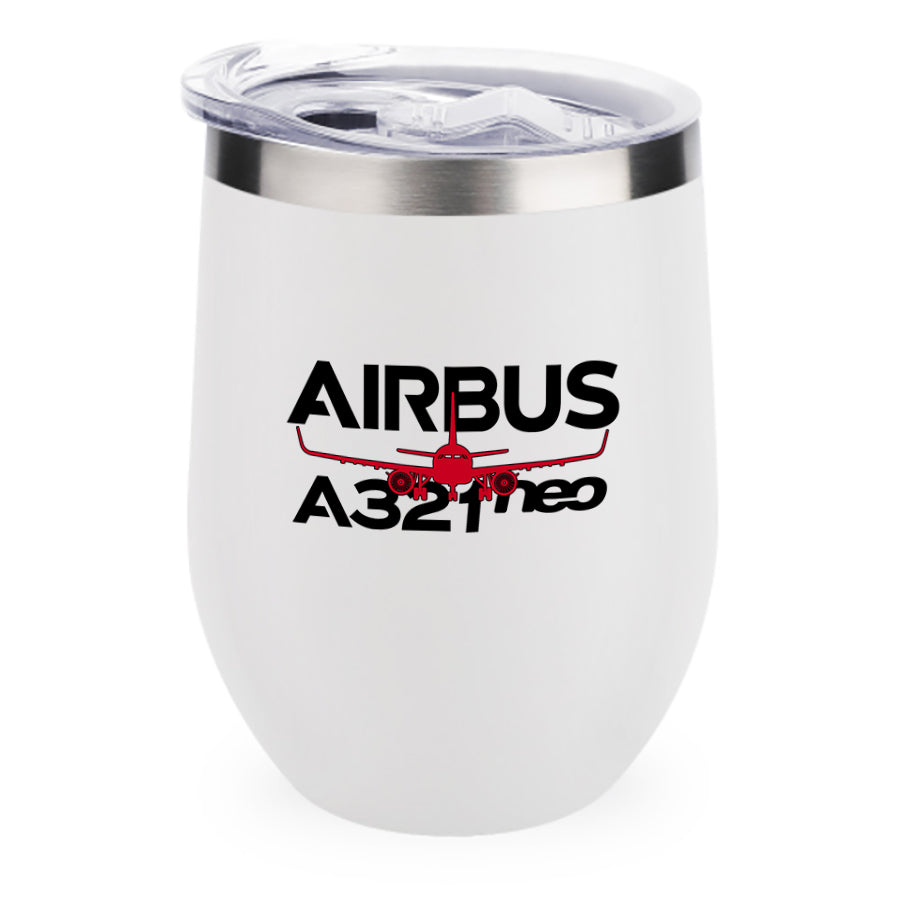 Amazing Airbus A321neo Designed 12oz Egg Cups