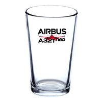 Thumbnail for Amazing Airbus A321neo Designed Beer & Water Glasses