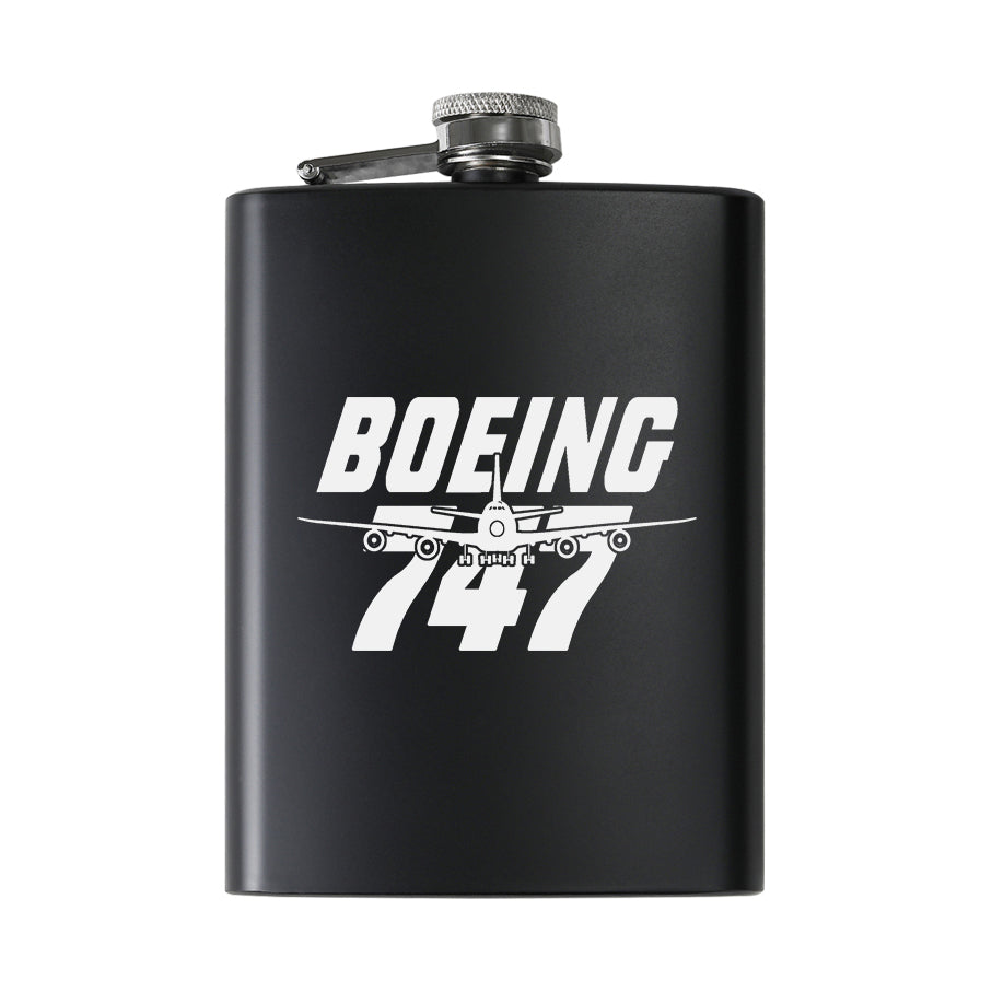 Amazing Boeing 747 Designed Stainless Steel Hip Flasks