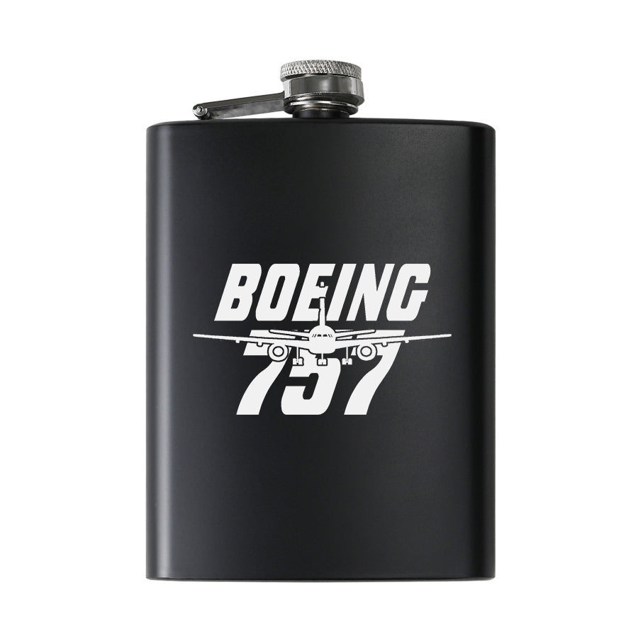 Amazing Boeing 757 Designed Stainless Steel Hip Flasks