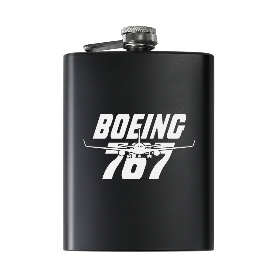 Amazing Boeing 767 Designed Stainless Steel Hip Flasks