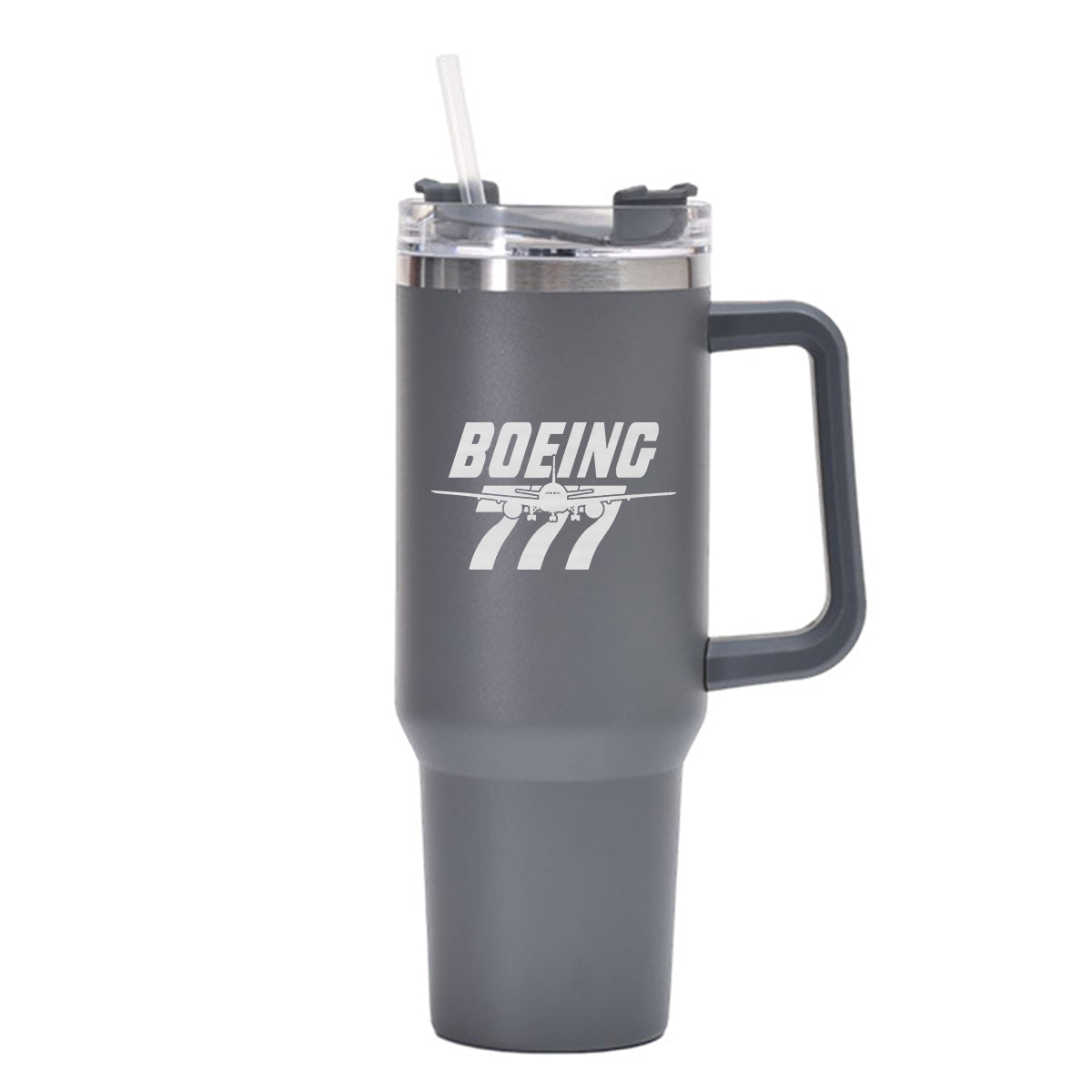 Amazing Boeing 777 Designed 40oz Stainless Steel Car Mug With Holder