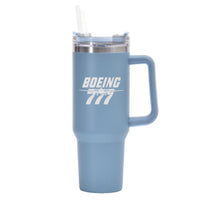 Thumbnail for Amazing Boeing 777 Designed 40oz Stainless Steel Car Mug With Holder