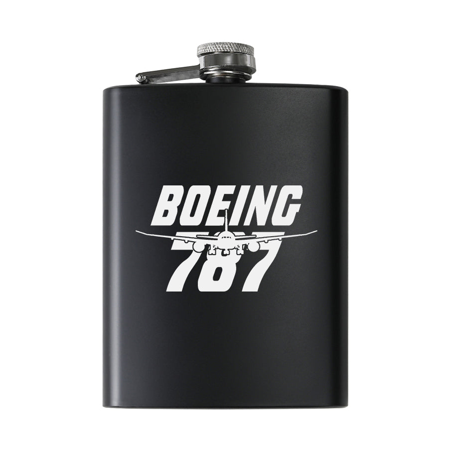 Amazing Boeing 787 Designed Stainless Steel Hip Flasks